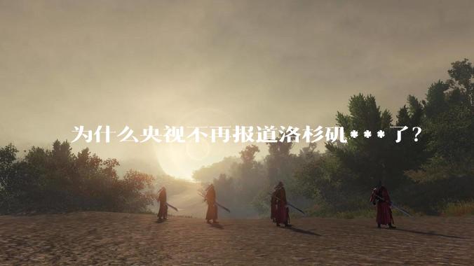 为什么央视不再报道洛杉矶***了？